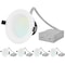 Luxrite 4 Inch Commercial LED Recessed Downlight 4CCT 3000K-5000K 7/9/12W Up to 1000LM Dimmable ETL, 4PK LR23947-4PK - alternate 1